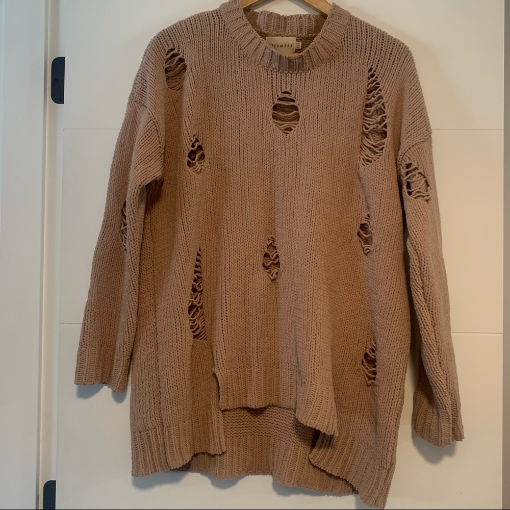 Dreamers | Distressed Knit Sweater